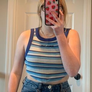 “always late” crop top